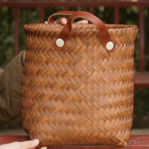 Multi-Functional Snack Basket for Kitchen Organizing and Woven Storage