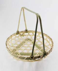 Handwoven Bamboo Fruit Basket