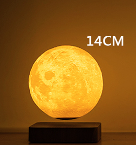 technological wireless magnetic levitation moon lamp